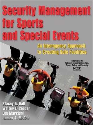cover image of Security Management for Sports and Special Events